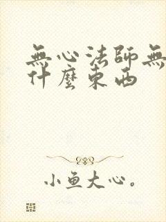 无心法师无心是什么东西