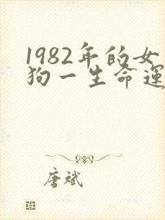 1982年的女狗一生命运如何