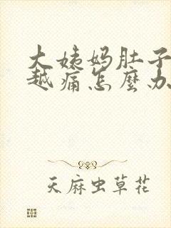 大姨妈肚子越来越痛怎么办