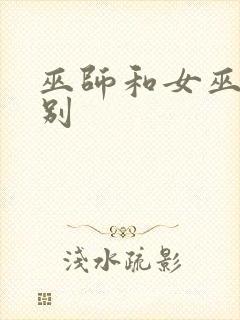 巫师和女巫的区别