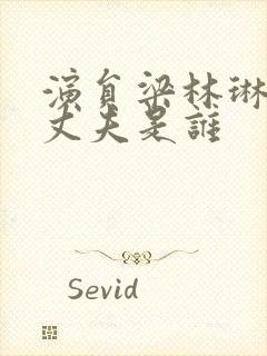 演员梁林琳现任丈夫是谁