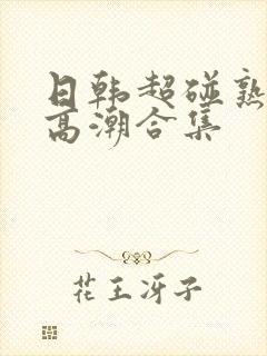 日韩超碰熟女阿高潮合集