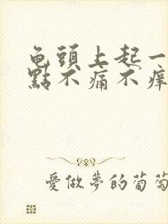 龟头上起一个红点不痛不痒