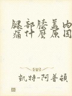 腿部膝盖内侧疼痛什么原因封面