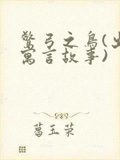 惊弓之鸟(出自寓言故事)