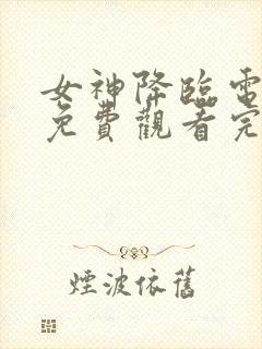 女神降临电视剧免费观看完整版封面