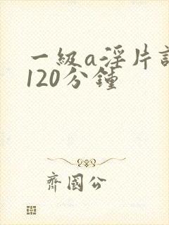 一级a淫片试看120分钟