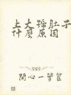 上大号肚子绞痛什么原因