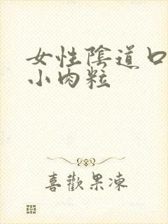 女性阴道口起了小肉粒封面