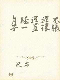 月经迟迟不来肚子一直很胀很难受怎么办封面