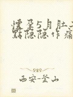 怀孕5月肚子有点隐隐作痛是怎么回事