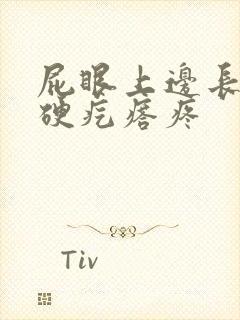 屁眼上边长了个硬疙瘩疼