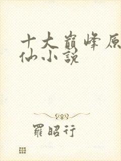 十大巅峰原耽修仙小说