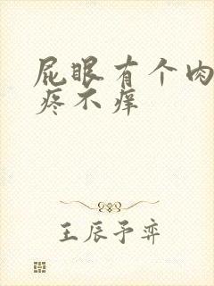 屁眼有个肉球不疼不痒