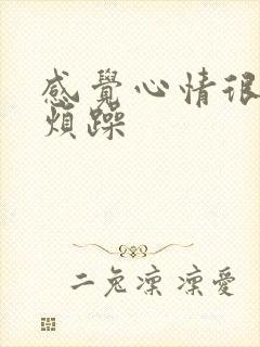 感觉心情很压抑烦躁封面