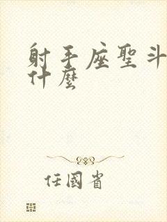 射手座圣斗士叫什么