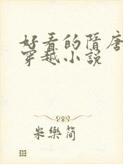 好看的隋唐历史穿越小说