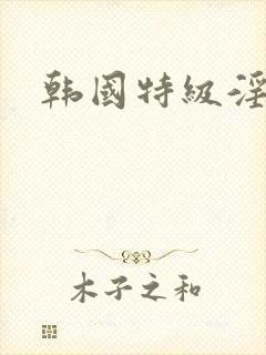 韩国特级淫片