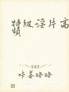 特级淫片高清视频