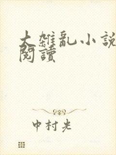 大杂乱小说目录阅读封面