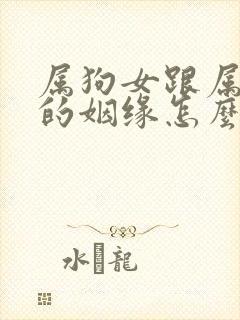 属狗女跟属兔男的姻缘怎么样