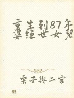 重生到87年老婆绝世女儿的小说