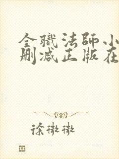 全职法师小说无删减正版在线阅读