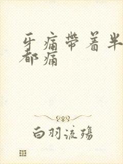 牙痛带着半边脸都痛封面