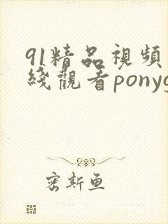 91精品视频在线观看ponyg
