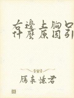 右边上胸口疼是什么原因引起的