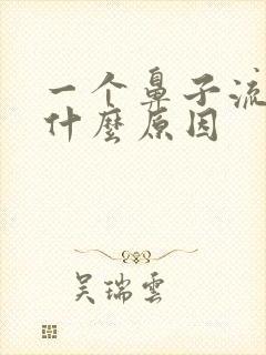 一个鼻子流血是什么原因