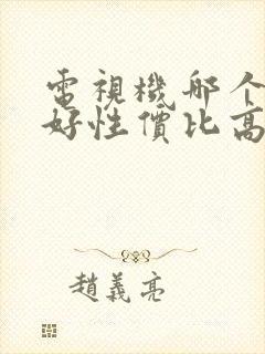 电视机哪个质量好性价比高