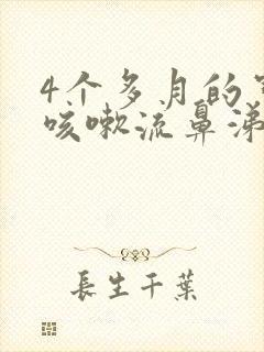 4个多月的宝宝咳嗽流鼻涕怎么办封面