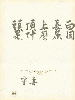 头顶上长白头发是什么原因引起的