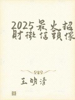 2025最火招财微信头像女封面