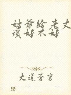 姑爷给老丈人上坟好不好