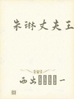 朱琳丈夫王男力