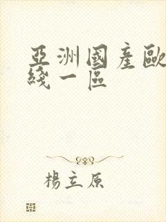 亚洲国产欧美在线一区封面