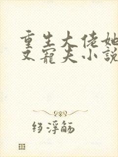 重生大佬她又野又宠夫小说