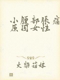 小腹部胀痛什么原因女性