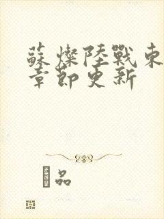 苏灿陆战东最新章节更新封面