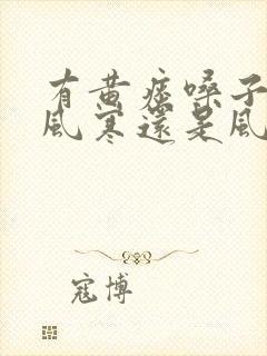 有黄痰嗓子疼是风寒还是风热