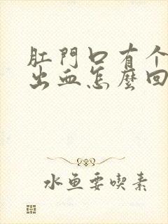 肛门口有个肉球出血怎么回事