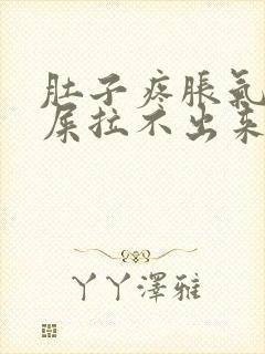 肚子疼胀气想拉屎拉不出来怎么回事