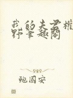 我的夫君权倾朝野笔趣阁封面