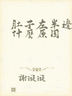 肚子左半边痛是什么原因