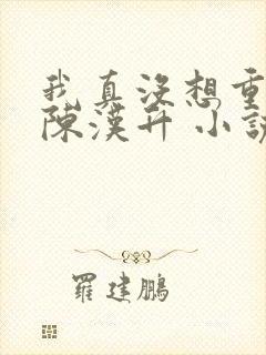 我真没想重生啊陈汉升 小说封面