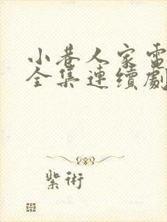 小巷人家电视剧全集连续剧免费看