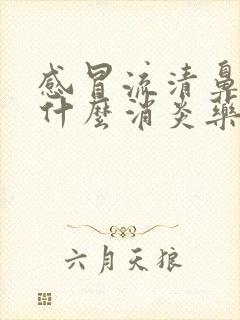 感冒流清鼻涕吃什么消炎药效果好