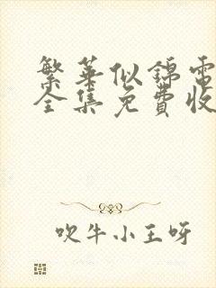 繁华似锦电视剧全集免费收看